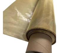 Schermo in rete metallica di rame, Rotolo di rete in rame Schermatura RFI Rete in ottone Maglia multicolore 10-200(Brass 1x1m,200 mesh)