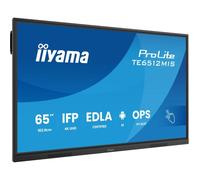 TE6512MIS-B4AG visualizzatore di messaggi Design chiosco 165,1 cm (65") LCD Wi-Fi 400 cd/m² 4K Ultra HD Nero Touch screen Processore integrato Android 24/7, Public Display Nero (opaco), Design chiosco