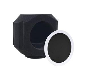 Schermo isolante per microfono, copertura per riduzione del rumore, strumento a filtrante, pannello audio portatile, struttura compatta, attrezzatura di registrazione | accessorio affidabile per