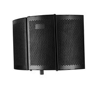 Schermo isolante professionale per microfono di registrazione, supporto da tavolo incluso, schiuma acustica per studio domestico, attrezzatura essenziale per podcaster