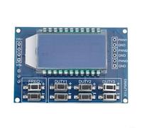 Schermo LCD abilitato per modulo PWM che offre regolazioni flessibili di frequenza da una gamma di esperimenti a tassi tra 1 Hz e fino a un massimo di 150 kHz