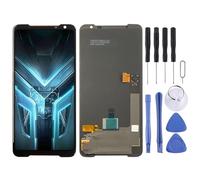 Schermo LCD AMOLED per telefono cellulare ASUS ROG Phone 3 ZS661KS con digitalizzatore assemblaggio completo (nero) parte di riparazione