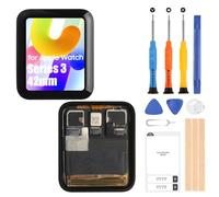Schermo LCD di ricambio per Apple Watch Serie 3, 42 mm, per Apple Watch Series3, touch screen, digitalizzatore, pannello sensore in vetro, montaggio completo, con parte di riparazione (GPS 42 mm)