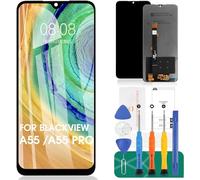 Schermo LCD di ricambio per Blackview A55 Pro Blackview A55 Pro Touch Digitizer Kit di riparazione (nero, senza cornice)