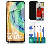 Schermo LCD di ricambio per Huawei Honor 90 Lite, kit di riparazione per Huawei Honor 90 Lite LCD Touch Digitizer (nero, con cornice)