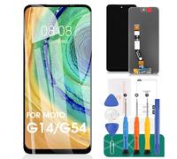 Schermo LCD di ricambio per Motorola Moto G14 per Motorola Moto G54 PAYF0010IN XT2343 Touch Digitizer Kit di riparazione (nero, senza cornice)