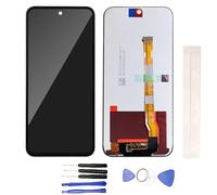 Schermo LCD di visualizzazione per Oppo Realme A6X 5G Schermo Touch inVetro assemblato di Ricambio + Strumenti (Nero)