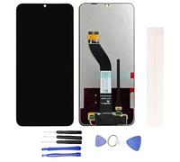Schermo LCD di visualizzazione per Redmi Poco M7 5G Schermo Touch inVetro assemblato di Ricambio + Strumenti (Nero)
