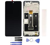 Schermo LCD di visualizzazione per TCL 40 NxtPaper 4G T612B Schermo Touch inVetro assemblato di Ricambio + Strumenti (con Cornice Nero)
