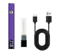 Schermo LCD digitale ricaricabile del corredo del bruciatore del filo visualizza viola