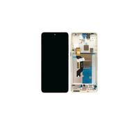 Schermo LCD e Vetro Tattile - Motorola - Edge 50 Pro - Bianco Perla - Su telaio - Originale