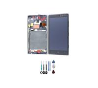 Schermo LCD e vetro touch assemblati - NOKIA - Lumia 830 - Nero - Su chassis - Pezzo compatibile