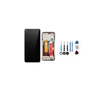 Schermo LCD e Vetro Touch Nero Assemblati su Chassis per Oppo A72