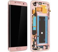 Schermo LCD Galaxy S7 Edge Vetro Touch Screen Blocco di Ricambio Rosa