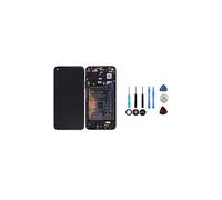 "Schermo LCD originale e vetro touch Phantom Black assemblati su chassis e batteria per Honor 20 Pro YAL-L41 YAL-AL10 YAL-TL10"