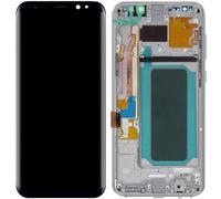 Schermo LCD originale Ricambio Completo Samsung Galaxy S8 Plus argento