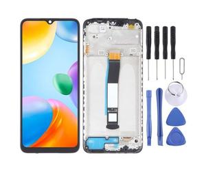 Schermo LCD originale Xiaomi Redmi 10C cornice frame OEM display service pack