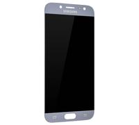 Schermo LCD per Galaxy J7 2017 Diplay + Vetro Tattile Argento Originale Samsung