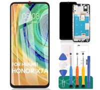 Schermo LCD per Huawei Honor X7A 2023 per Honor X7A Sostituzione dello schermo RKY-LX1 RKY-LX2 RKY-LX3 Touch Digitizer Assembly Kit di riparazione (nero, con telaio)