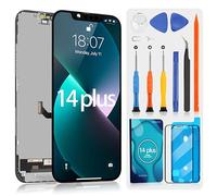 Schermo LCD per iPhone 14 Plus Display LCD per iPhone 14 Plus Touch Display Sostituzione Assemblato per iPhone 14Plus A2632, A2885, A2888, A2887, A2886 con Kit, Nero