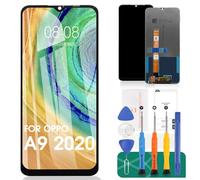 Schermo LCD per OPPO A9 2020 per Oppo A11x Sostituzione dello schermo CPH1937 A5 2020 Display Touch Digitizer Assembly CPH1939, CPH1941 Kit di riparazione (nero senza cornice)