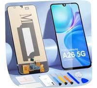 Schermo LCD per Samsung Galaxy A26 5G A266 SM-A266B SM-A266E LCD Display con Cornice Schermo di Ricambio Touch Assemblato con Riparazione Kit (Incell, Senza Impronte Digitali)