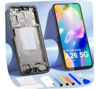 Schermo LCD per Samsung Galaxy A26 5G A266 SM-A266B SM-A266E LCD Display Display Schermo Sostituzione Digitalizzatore Touch Assemblato con Riparazione Kit (Incell, Senza Impronte Digitali)