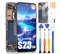 Schermo LCD per Samsung S23 5G Schermo per Galaxy S23 5G S911U S911A S911W LCD Display Touch Digitizer Assemblea Completa con Strumenti (Incell con Telaio, Not Support Impronte Digitali, Versione US)