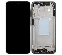 Schermo LCD TFT per Samsung Galaxy A26 5G per Samsung A26 A266 A266B SM-A266B SM-A266B SM-A266E Digitizer Touch Assembly Kit di riparazione con telaio (nero, senza impronte digitali)