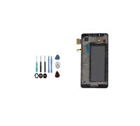 Schermo LCD + vetro touch assemblati su telaio - NOKIA - Lumia 950 - Originale - Nero - Con telaio