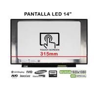 Schermo Led Tattile Da 14" Per Portatile N140HCN-EA1 Rev.C1 01YN151 Fhd 40Pin
