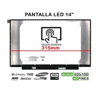 Schermo Led Tattile Da 14" Per Portatile Nv140Fhm-T07 Hw:V8.0 40 Pin Ips Display