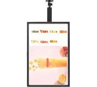 Schermo Luminoso A LED Con Cornice,Espositore Pubblicitario,Pannello Con Schermo Di Visualizzazione Sottile A LED,Pannelli Menu Digitali Retroilluminati A Parete Ristoranti,Bar,Negozi B,60*100CM