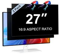 Schermo magnetico per la privacy da 27 pollici per monitor con schermo widescreen 16:9, schermo privacy per monitor del computer, anti luce blu, antiriflesso, per privacy e protezione dei dati