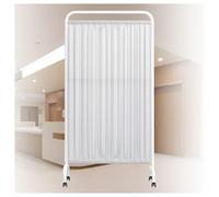 Schermo medico di privacy - parete divisoria portatile a 5 pannelli con ruote per ospedali e reparti sanitari