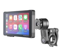 Schermo mirror per telefono da moto con vetro protettivo Interphone RideSync nero