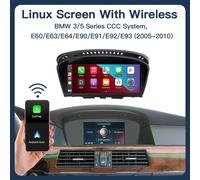 Schermo multimediale per auto Android CarPlay Linux wireless da 8,9 pollici per BMW Serie 3 5 CCC, E60/E63/E64/E90/E91/E92/E93 2005-2010 3 5 Series CCC