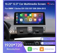 Schermo multimediale per auto Wireless CarPlay Android Auto per BMW Serie 1 E81 E82 E87 E88 CCC CIC Sistema Touch Display Autoradio