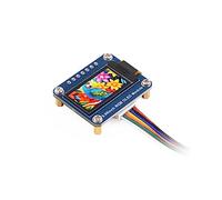 Schermo OLED da 0.96 pollici per Raspberry Pi/Arduino/STM32, Modulo Display OLED RGB a 65K Colori con Risoluzione 64×128, Interfaccia SPI a 3/4 Fili, 3.3V / 5V