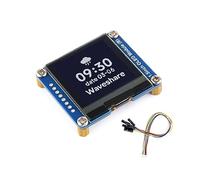 Schermo OLED da 1.5 Pollici 128×128 Pixel Modulo OLED a Colori con Display Bianco/Nero per Raspberry Pi/Arduino/STM32, Interfacce SPI e I2C a 4 Fili, 3.3V/5V