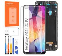 Schermo OLED per Samsung Galaxy A50 2019 di ricambio per schermo LCD Samsung A505 SM-A505F, SM-A505G, SM-A505W, display touch screen digitizer Assembly parti di riparazione con cornice (supporto