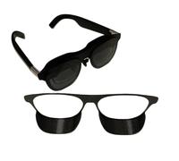 Schermo Ombra Per Xreal One Lens Resistente alle Cadute Copertura Protezione Fondo Luce Scudo 3D Stampa Sun Hood Nero Leggero Parasole