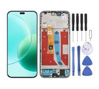 Schermo originale per Honor 400 Lite con cornice frame verde vetro touch screen