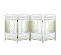 Schermo Oscurante For La Privacy, Divisorio Portatile For Stanze Corte,fai Da Te For Interni, Piccolo Divisorio For Stanze For La Separazione Tra Ufficio(White,31.49 x 15.74in-4 Pieces)