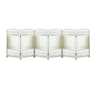 Schermo Oscurante For La Privacy, Divisorio Portatile For Stanze Corte,fai Da Te For Interni, Piccolo Divisorio For Stanze For La Separazione Tra Ufficio(White,31.49 x 15.74in-6 Pieces)