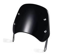 Schermo Parabrezza Per Royal Enfield Meteor 350 Deflettore Vento Supporto Faro Nero