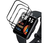 Schermo Pellicola Protettiva per Xiaomi Redmi watch 2 lite, [4 Pezzi] Anti Graffio, Senza Bolle, Copertura Completa 3D, Bordo Curvo, Flessibile HD PET Trasparente Pellicola Proteggi Schermo