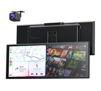 Schermo per auto 10.26" per Netflix e YouTube, carplay per auto Portatile 60FPS Wireless per Apple CarPlay & Android Auto, Retrocam 1080P, OTA, Dual Bluetooth, Controllo Vocale, Navigazione