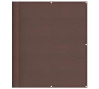 Schermo per Balcone, Parabrezza in Tessuto Impermeabile Resistente Ai Raggi Ultravioletti con Occhielli in Alluminio, Applicabile a Balcone, Giardino e Spazio Esterno (Marrone #204)