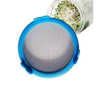 Schermo per barattolo di vetro - Supporto per germogliare i coperchi, inscatolamento del tessuto ombreggiante, semi per la produzione di pennelli, setaccio per germogli di germogli, piante con filtro